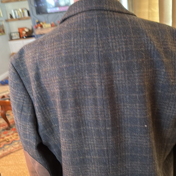 Joe, by Joseph Abboud wool blazer with suede elbow size 42 long - Picture 5 of 7